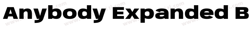 Anybody Expanded Black字体转换